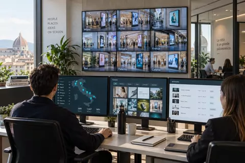 Digital signage: reti & franchising